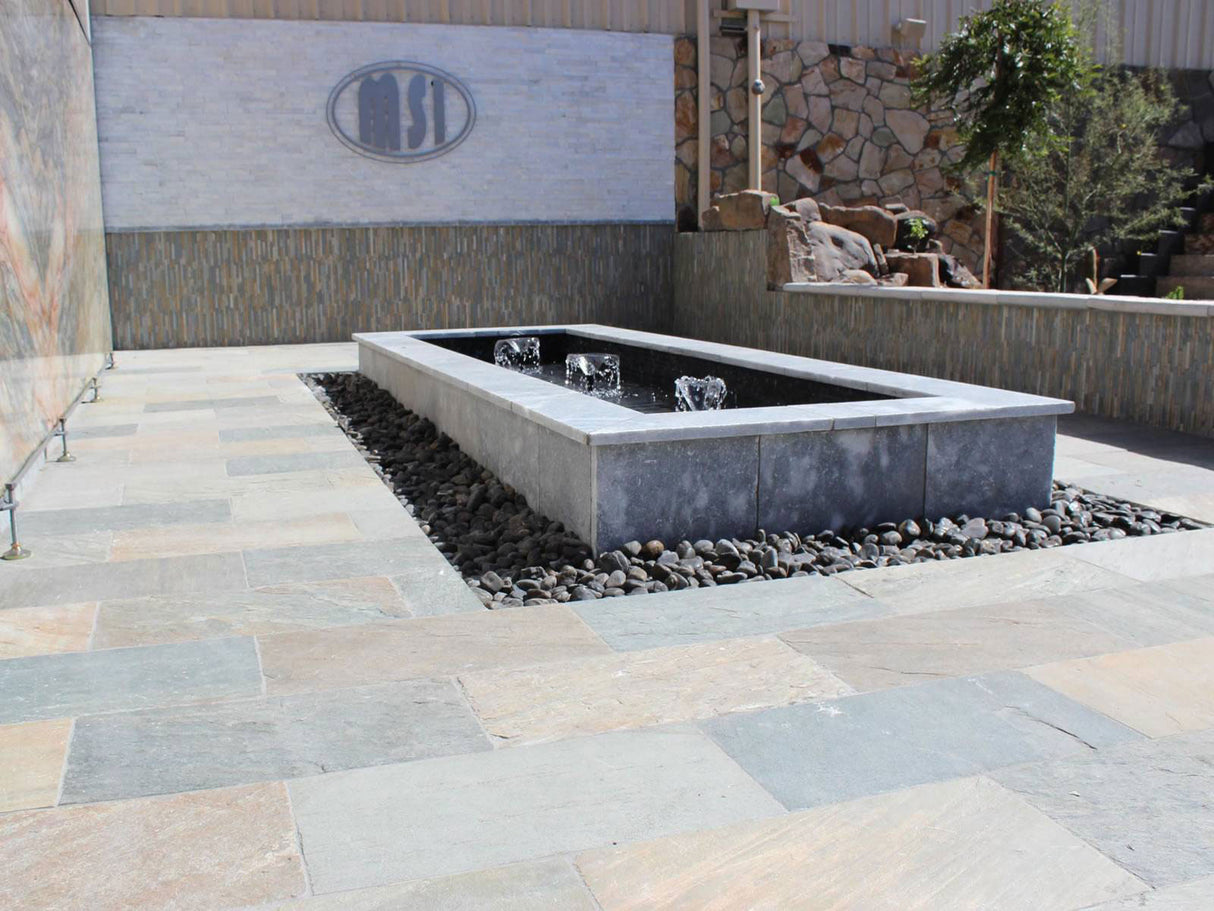 Arctic White Stacked Stone Tile