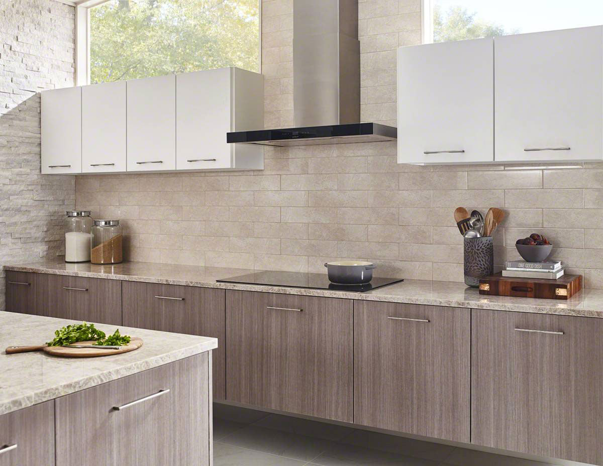 Arctic White Stacked Stone Tile