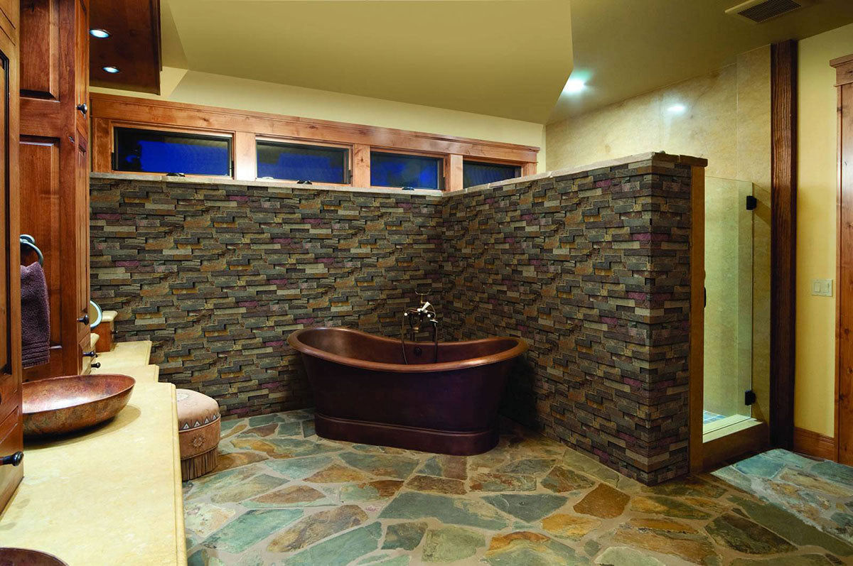 California Gold Stacked Stone Tile