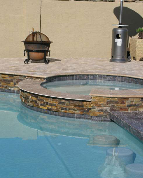 California Gold Stacked Stone Tile