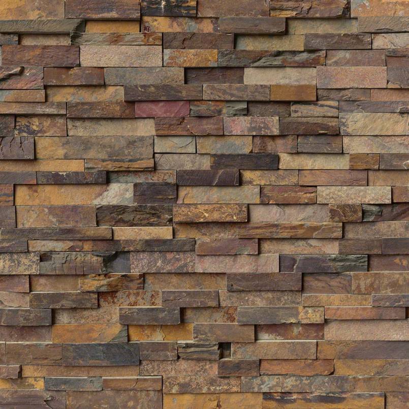 California Gold Stacked Stone Tile