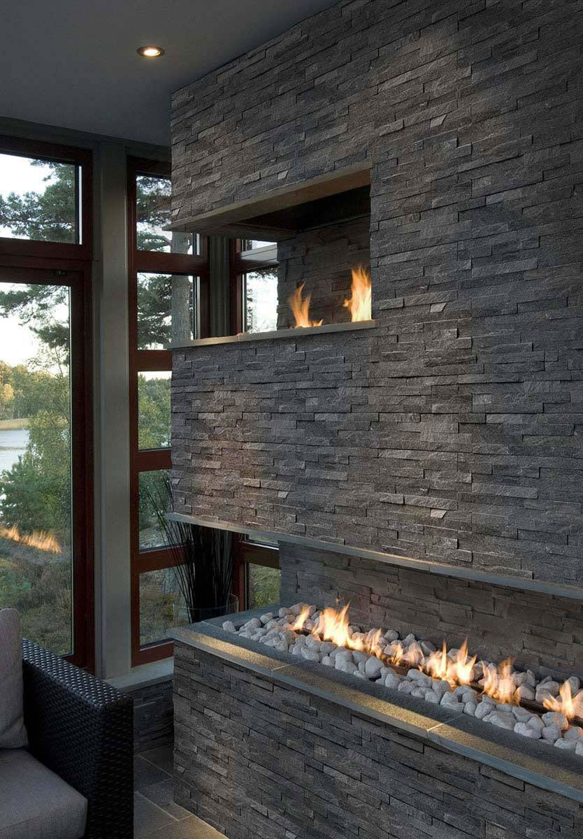 Coal Canyon Stacked Stone Tile