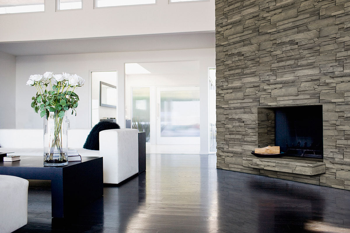 Copen Ash Stacked Stone Tile