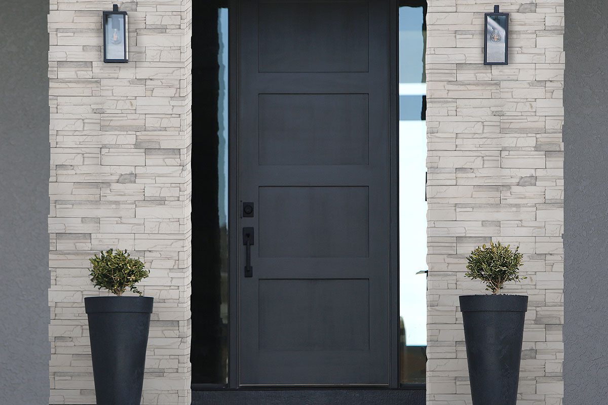 Copen Snow Stacked Stone Tile