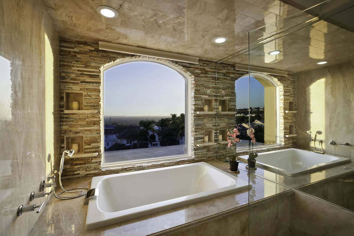 Golden White® Stacked Stone Tile