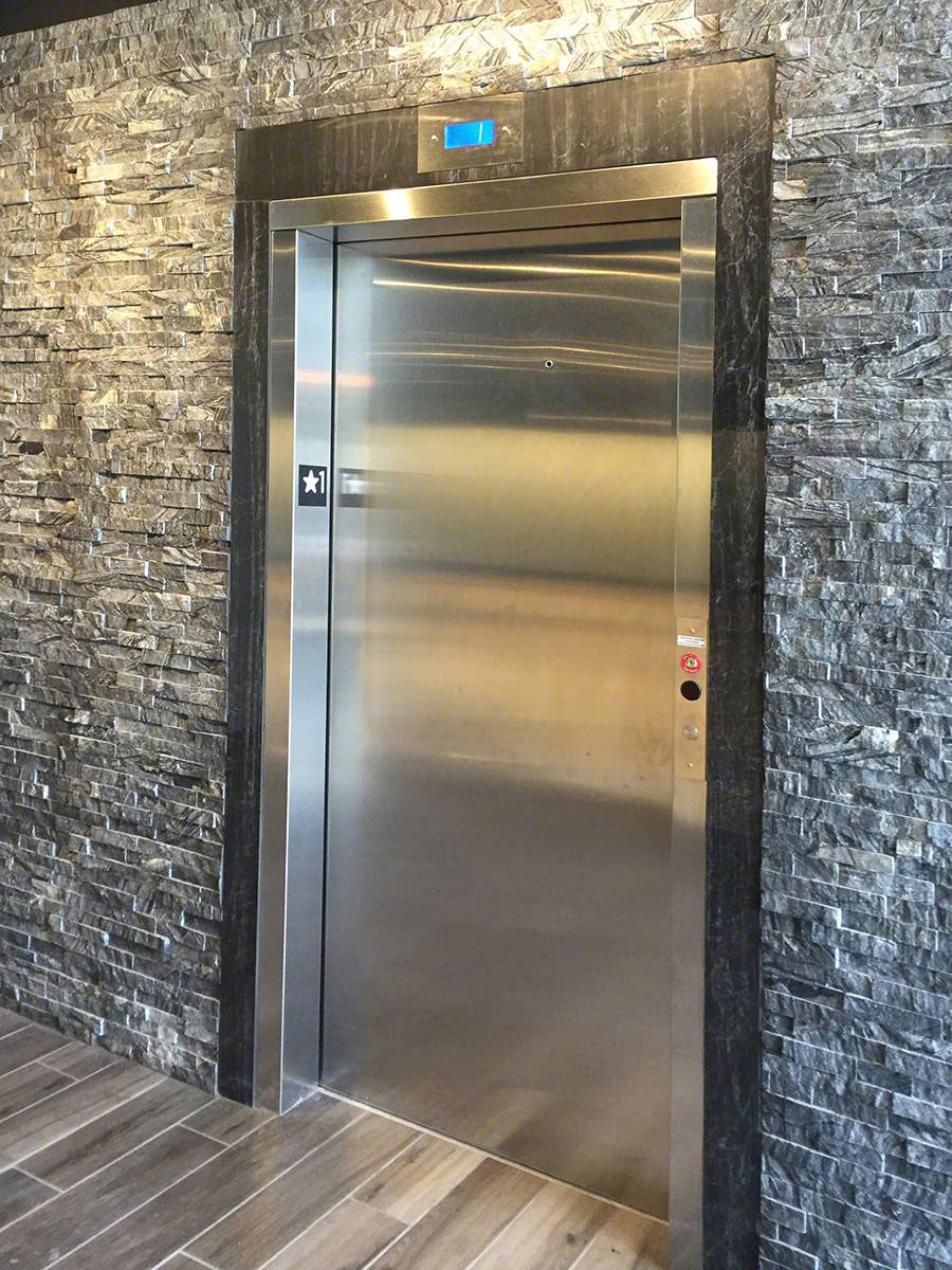 Glacial Black Stacked Stone Tile