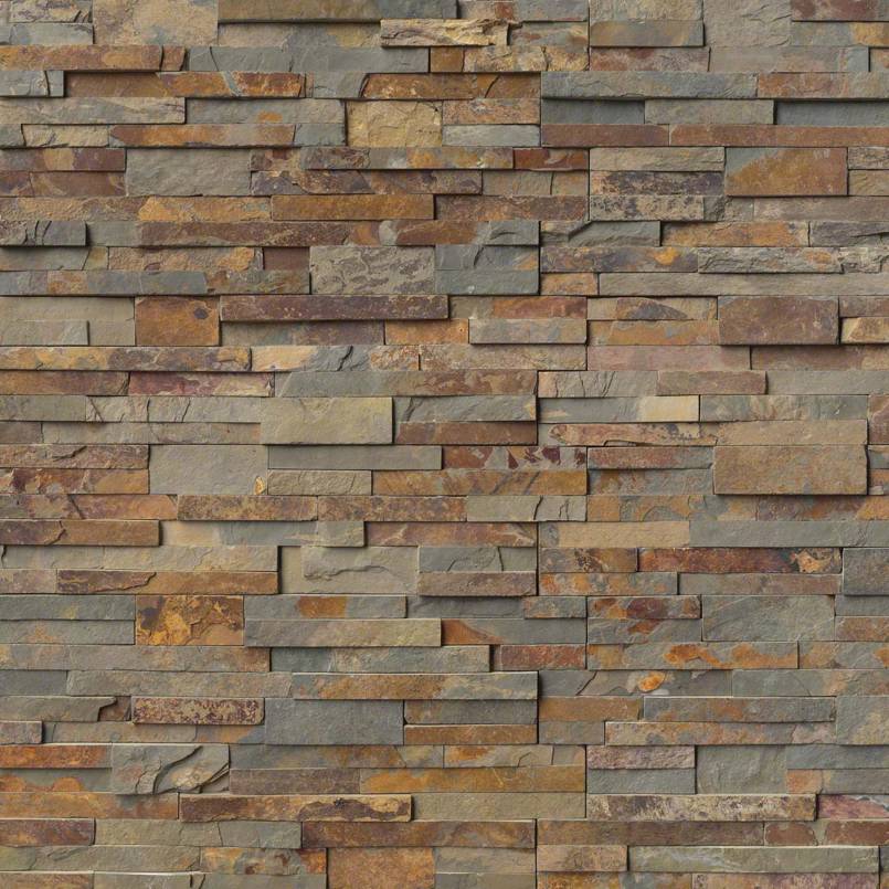 Gold Rush Stacked Stone Tile