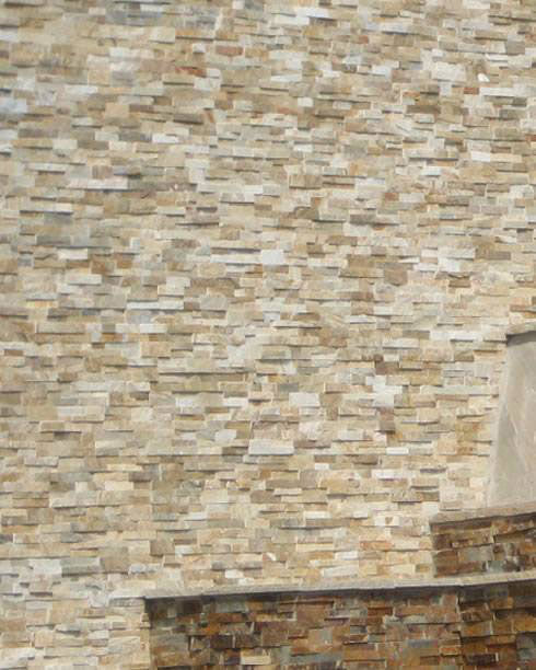 Golden Honey Stacked Stone Tile