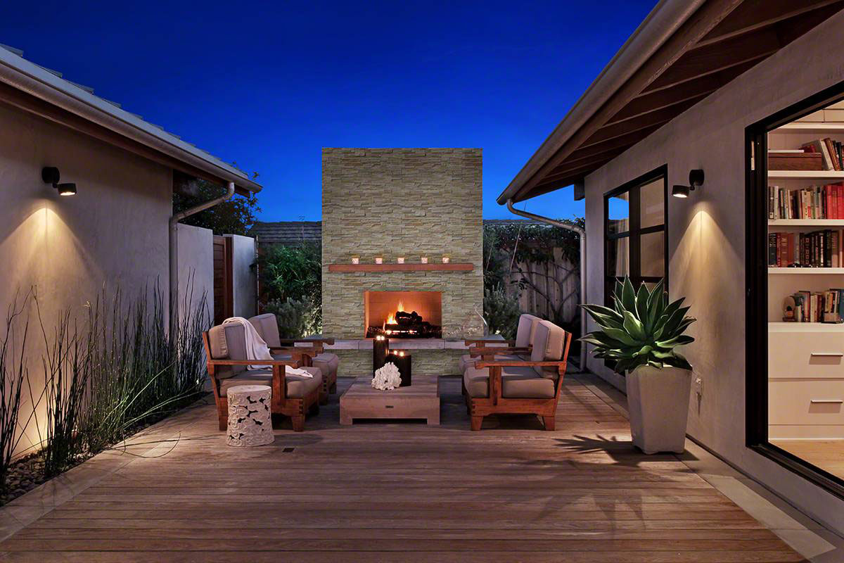 Golden Honey Pencil Stacked Stone Tile