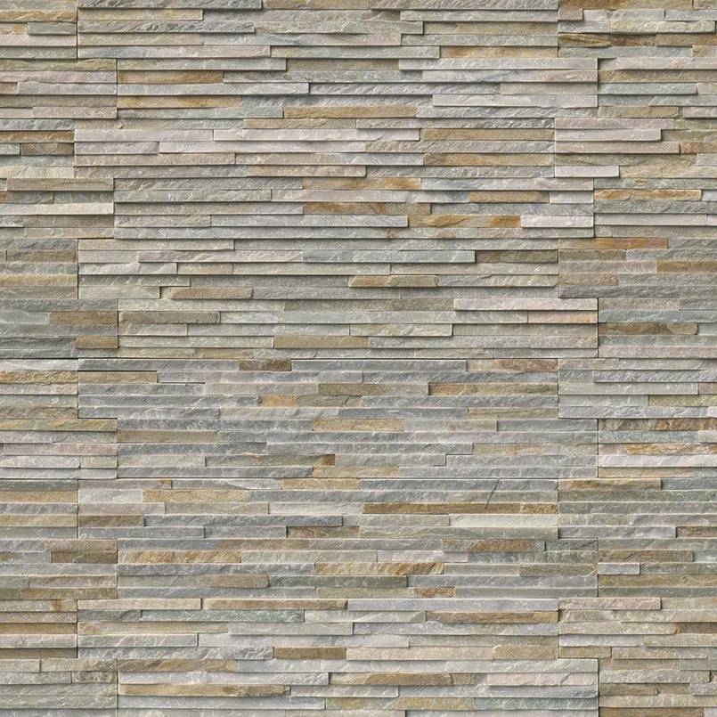 Golden Honey Pencil Stacked Stone Tile