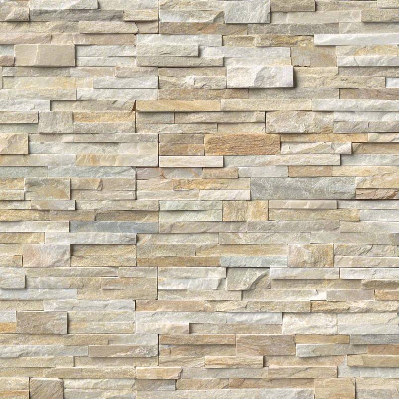 Golden Honey Stacked Stone Tile