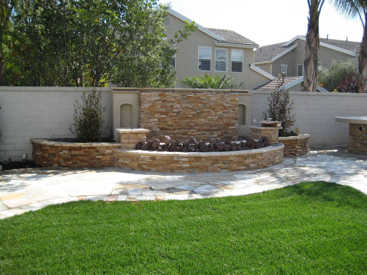 Golden White® Stacked Stone Tile