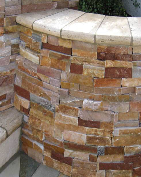 Golden White® Stacked Stone Tile