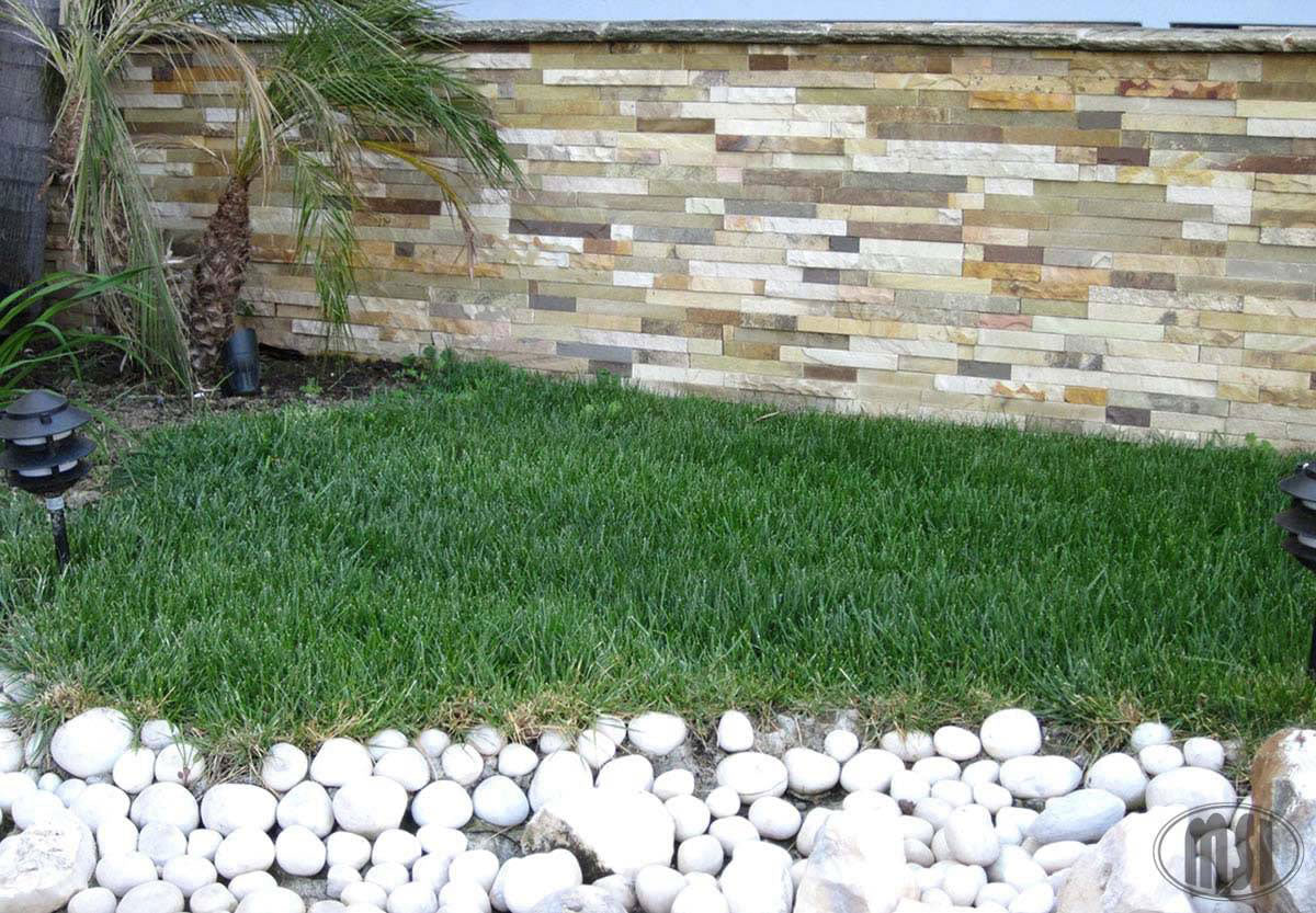 Golden White® Stacked Stone Tile