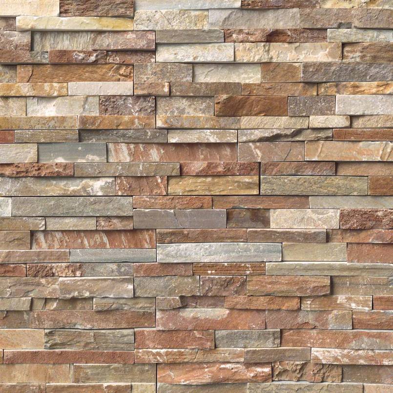 Golden White® Stacked Stone Tile