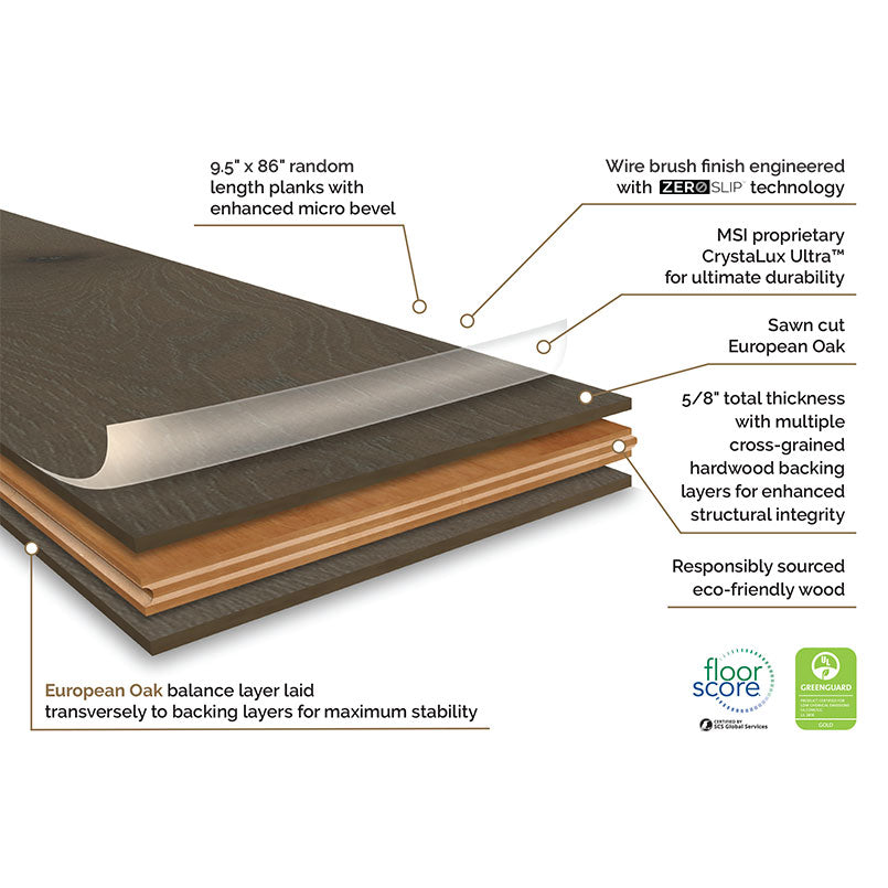 McCarran™ Milledge Engineered Hardwood Flooring