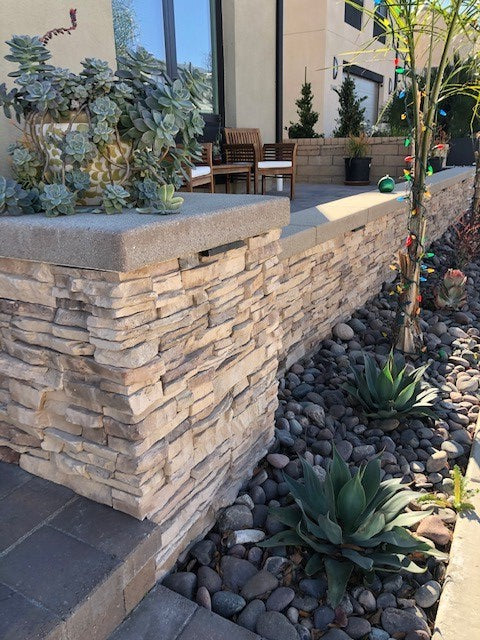 Peninsula Sand Stacked Stone Tile