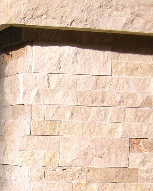 Roman Beige Stacked Stone Tile