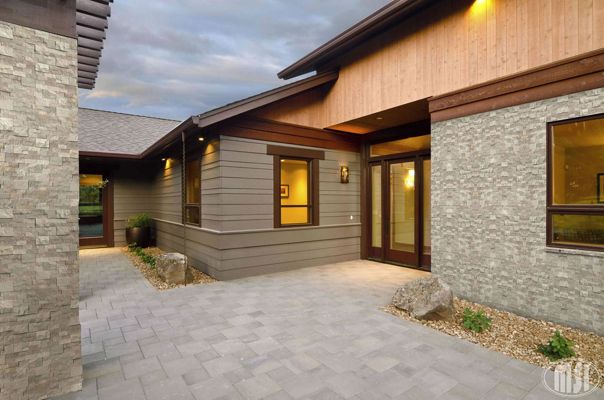 Roman Beige Stacked Stone Tile