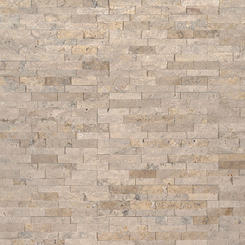 Roman Beige Mini Stacked Stone Tile