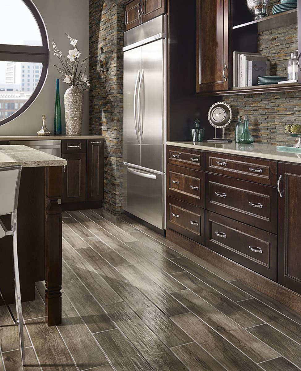 Rustic Gold Stacked Stone Tile