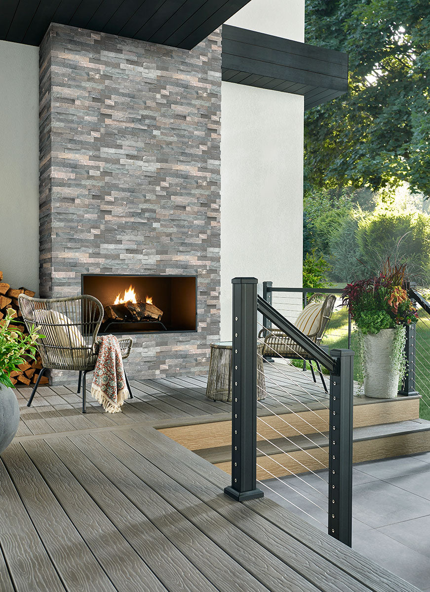 Sierra Blue Stacked Stone Tile