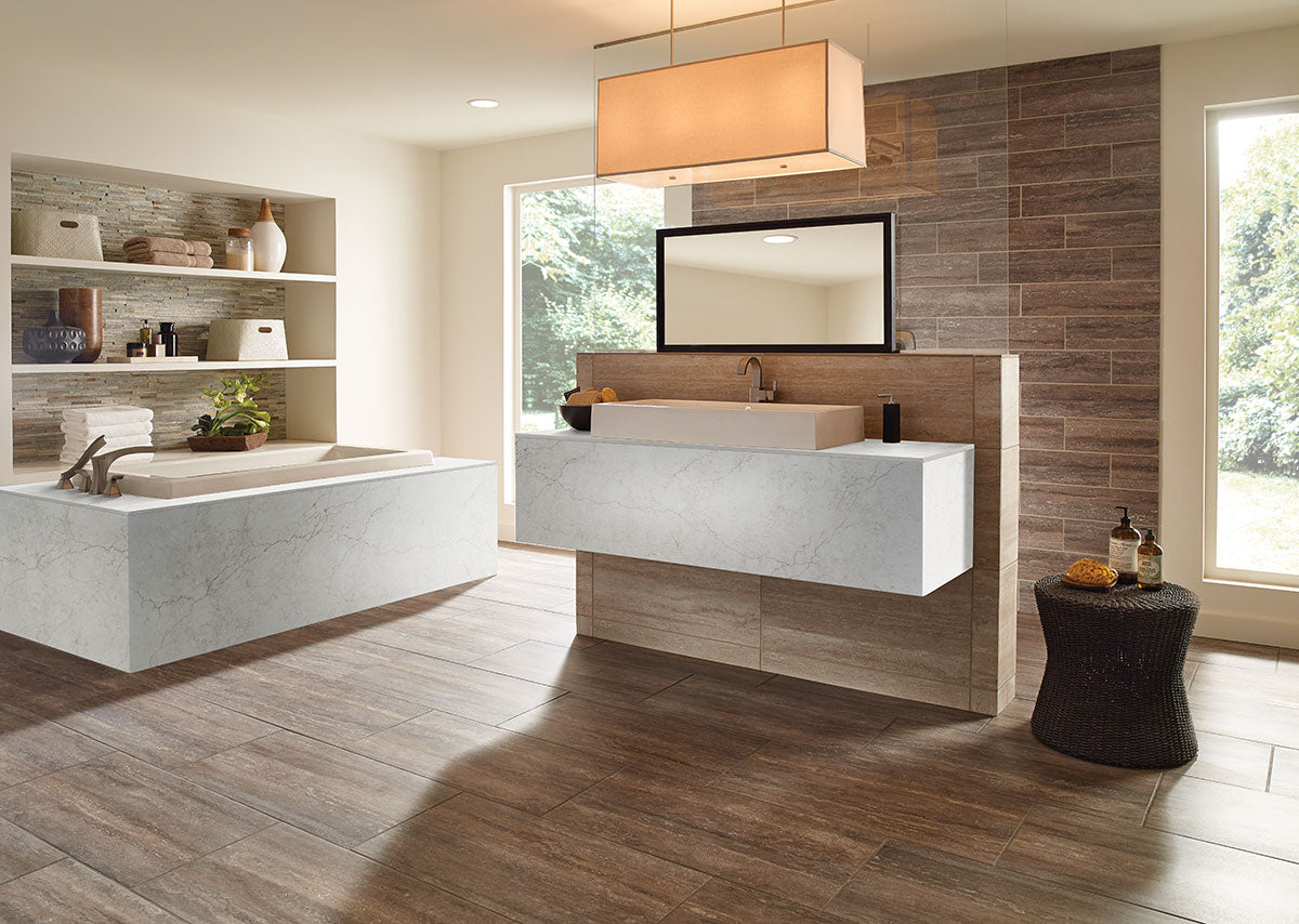 Golden Honey Pencil Stacked Stone Tile