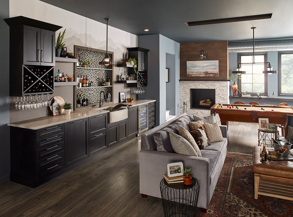 White Oak Multi Finish Stacked Stone Tile