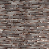 Akaya Copper Interlocking Glass Tile