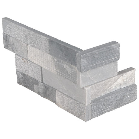 Alaska Gray Multi Finish Stacked Stone Tile