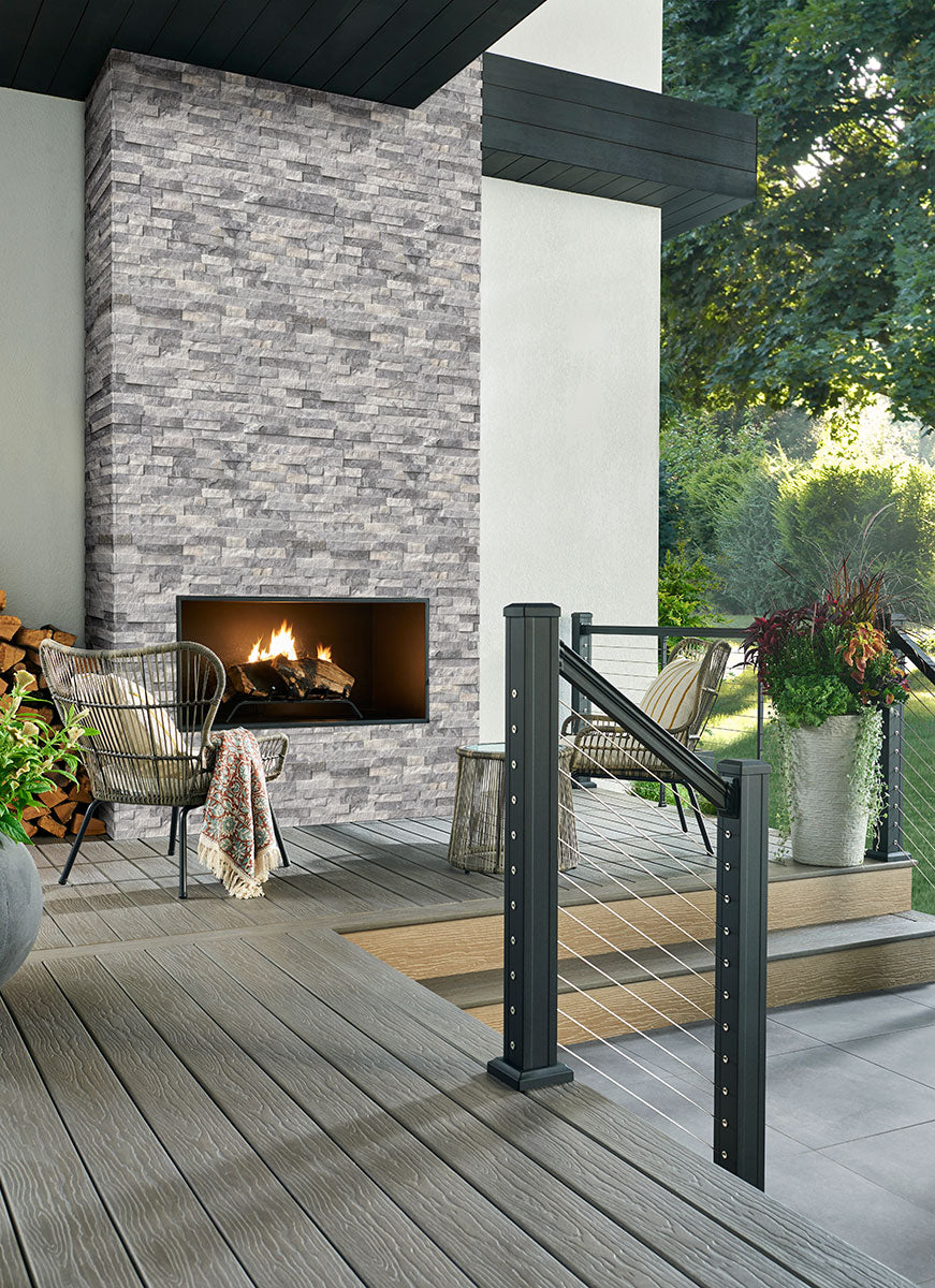 Alaska Gray Stacked Stone Tile