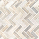 Angora Polished Herringbone Tile