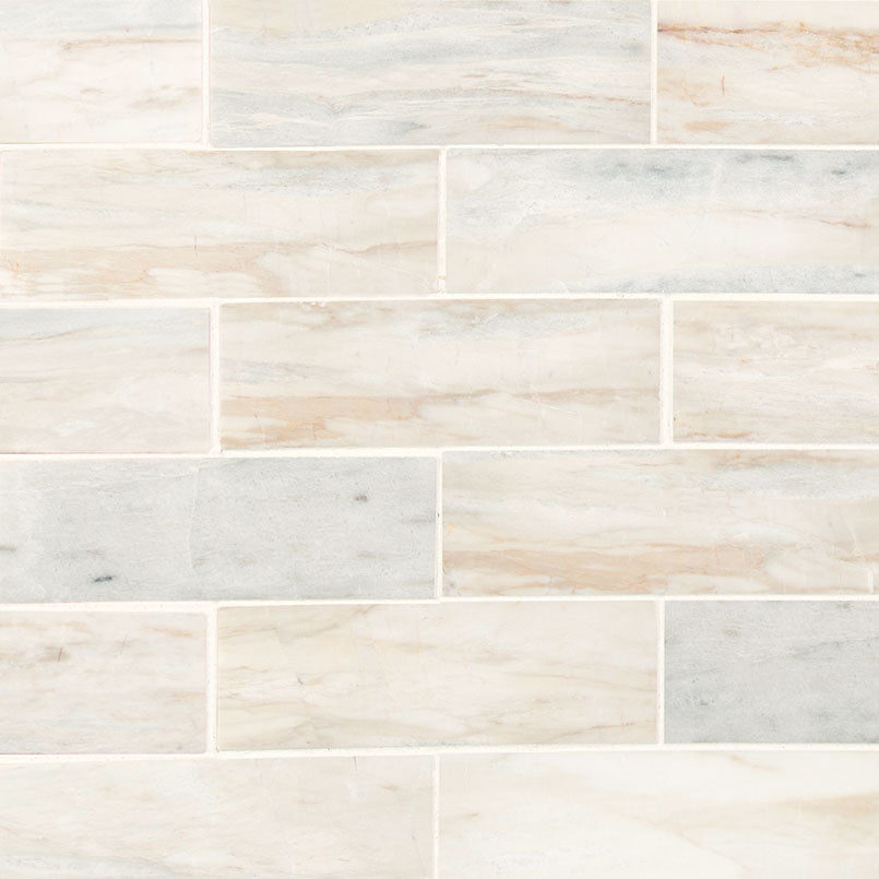 Angora Subway Polished Tile 2x6 Tile