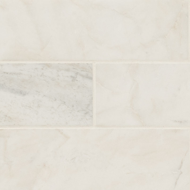 Arabescato Venato White Tile 4x12 Tile