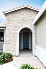 Arctic White Stacked Stone Tile