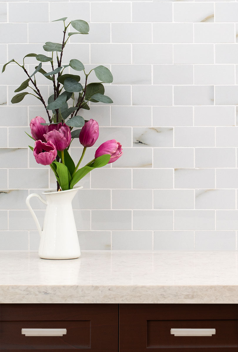 Aria Bianco Subway Tile 2x4 Tile