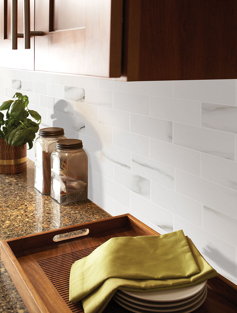 Aria Bianco Subway Tile 2x4 Tile