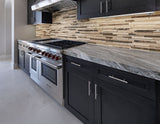 Ashlar Rock Interlocking 3d Pattern In 8x18 Mesh Tile