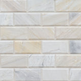 Athena Gold Beveled Tile 2x4 Tile
