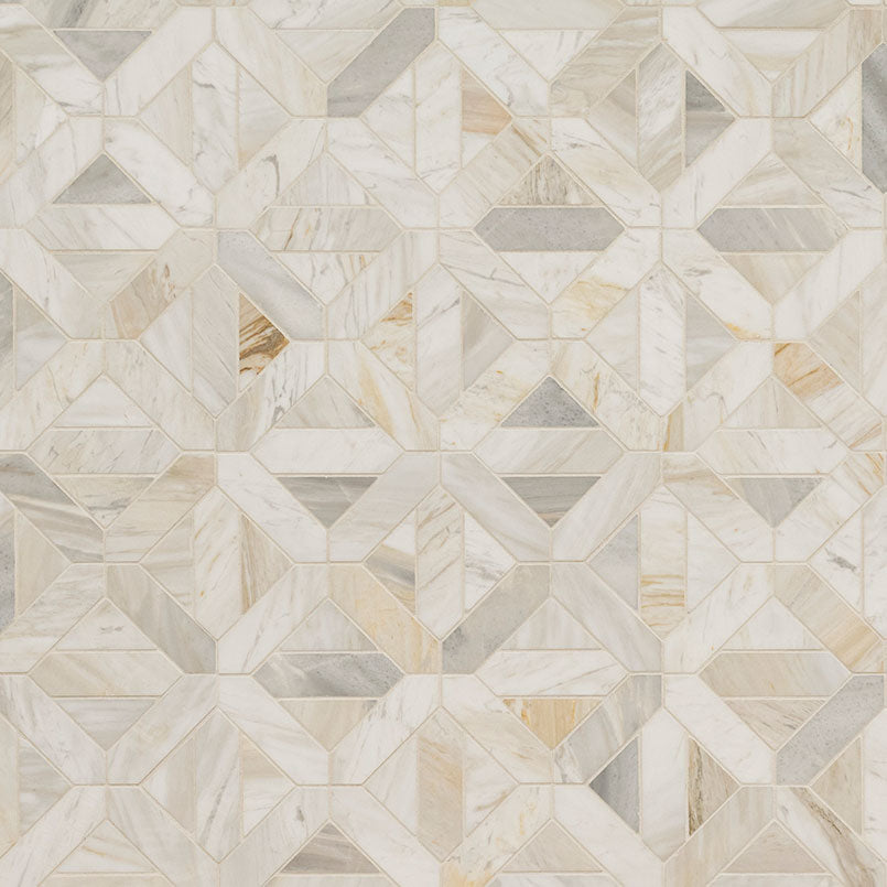 Athena Gold Geometrica Honed Tile