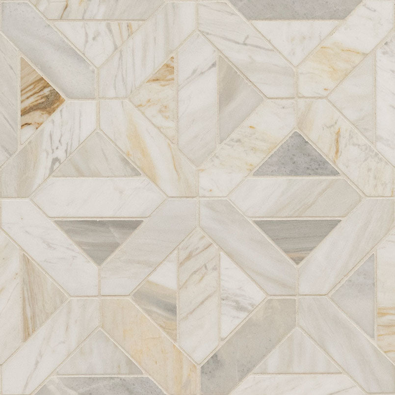 Athena Gold Geometrica Honed Tile