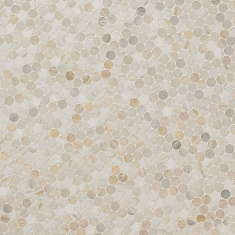 Athena Gold Pennyround Tile