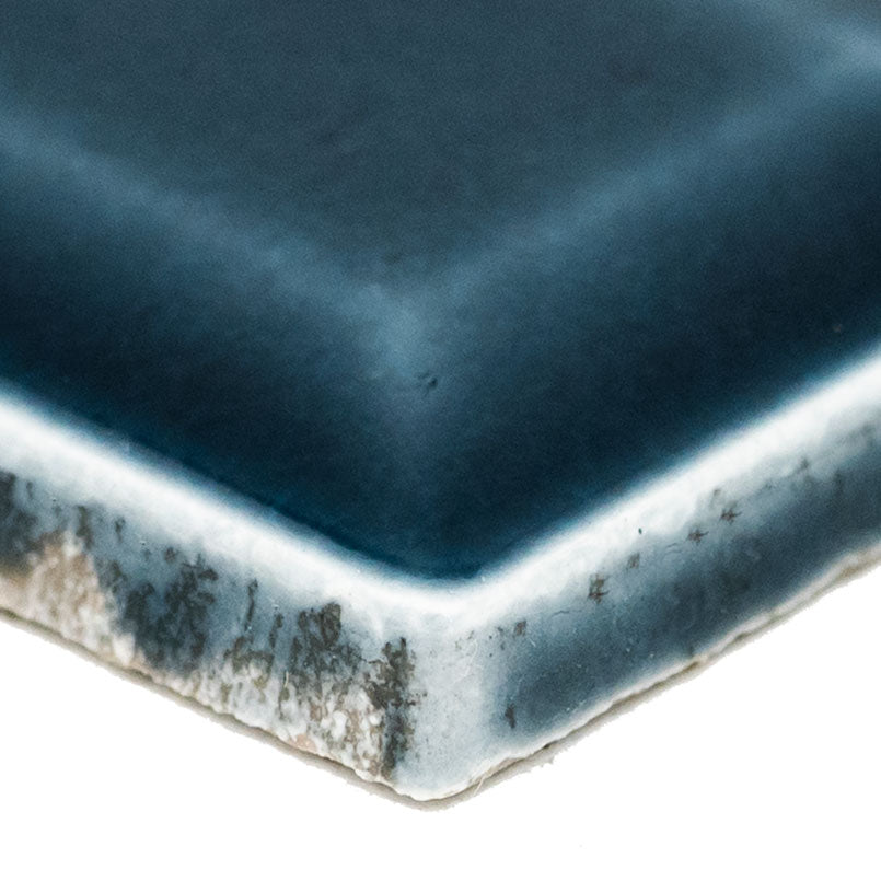 Bay Blue Beveled Tile 2x6 Tile