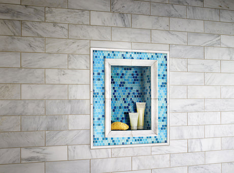 Bianco Dolomite Marble Pencil Moulding Tile