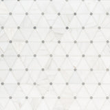 Bianco Dolomite Pinwheel Tile