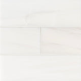 Bianco Dolomite Polished Subway Tile 4x12 Tile