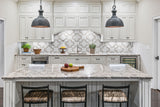 Bianco Quatrefoil Polished Tile