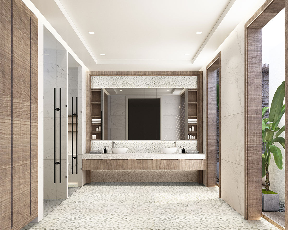 Bianco Dolomite Tibi Polished Tile