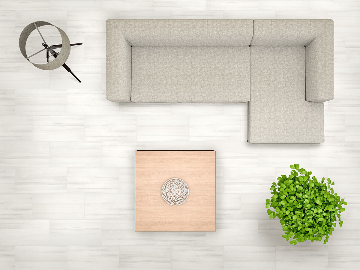 Watercolor Bianco Porcelain Tile