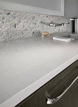 Black And White Pebbles Mosaic Tile